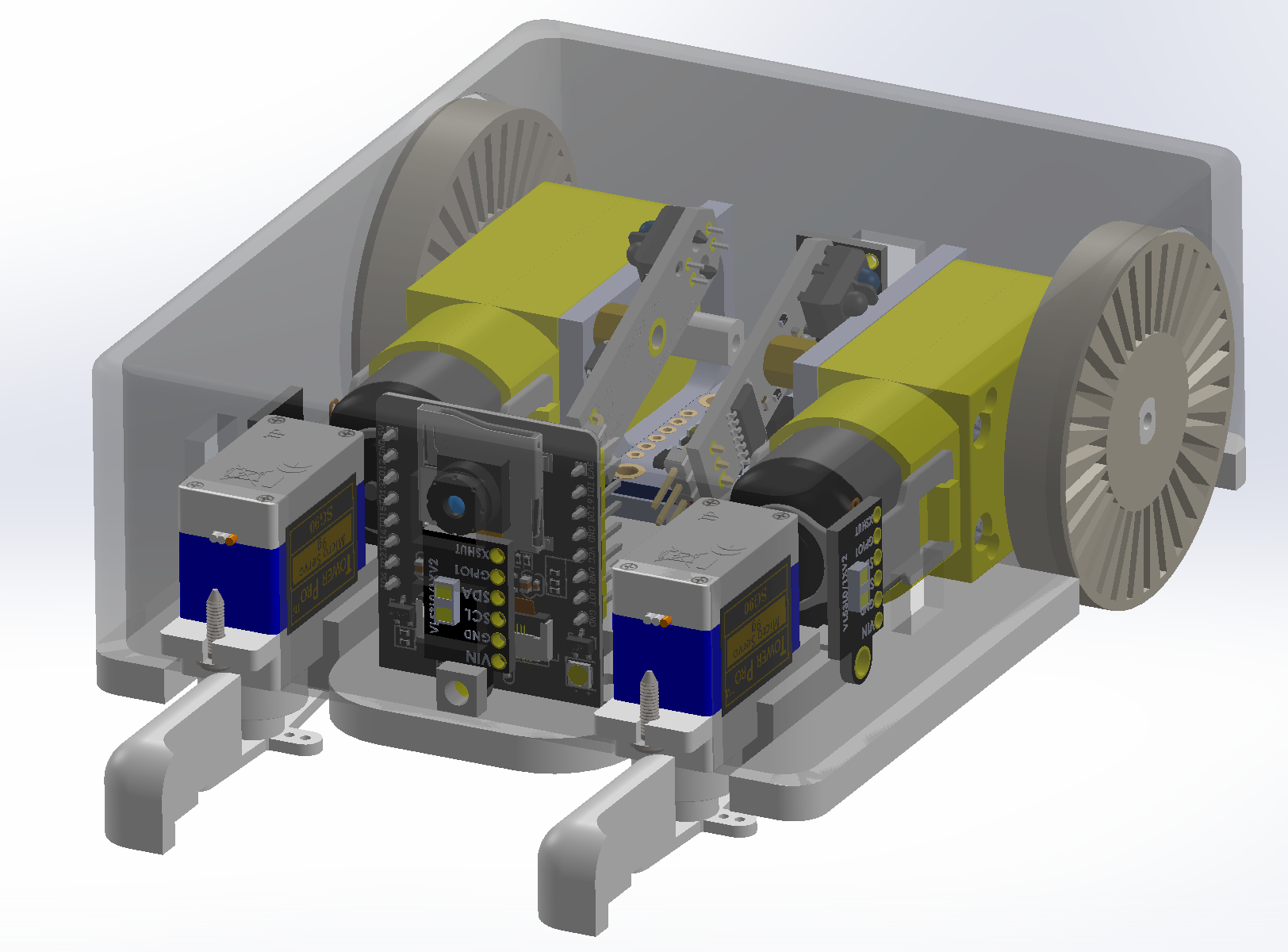 Autonomous Cleaning Robot SolidWorks