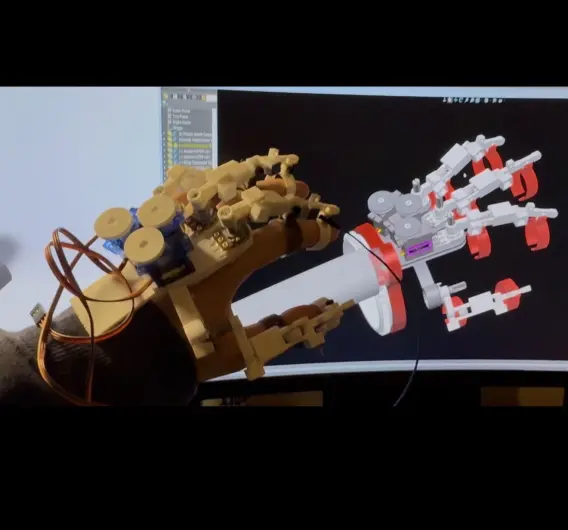 Inhabit V1 — Exoskeleton Glove Build vs CAD